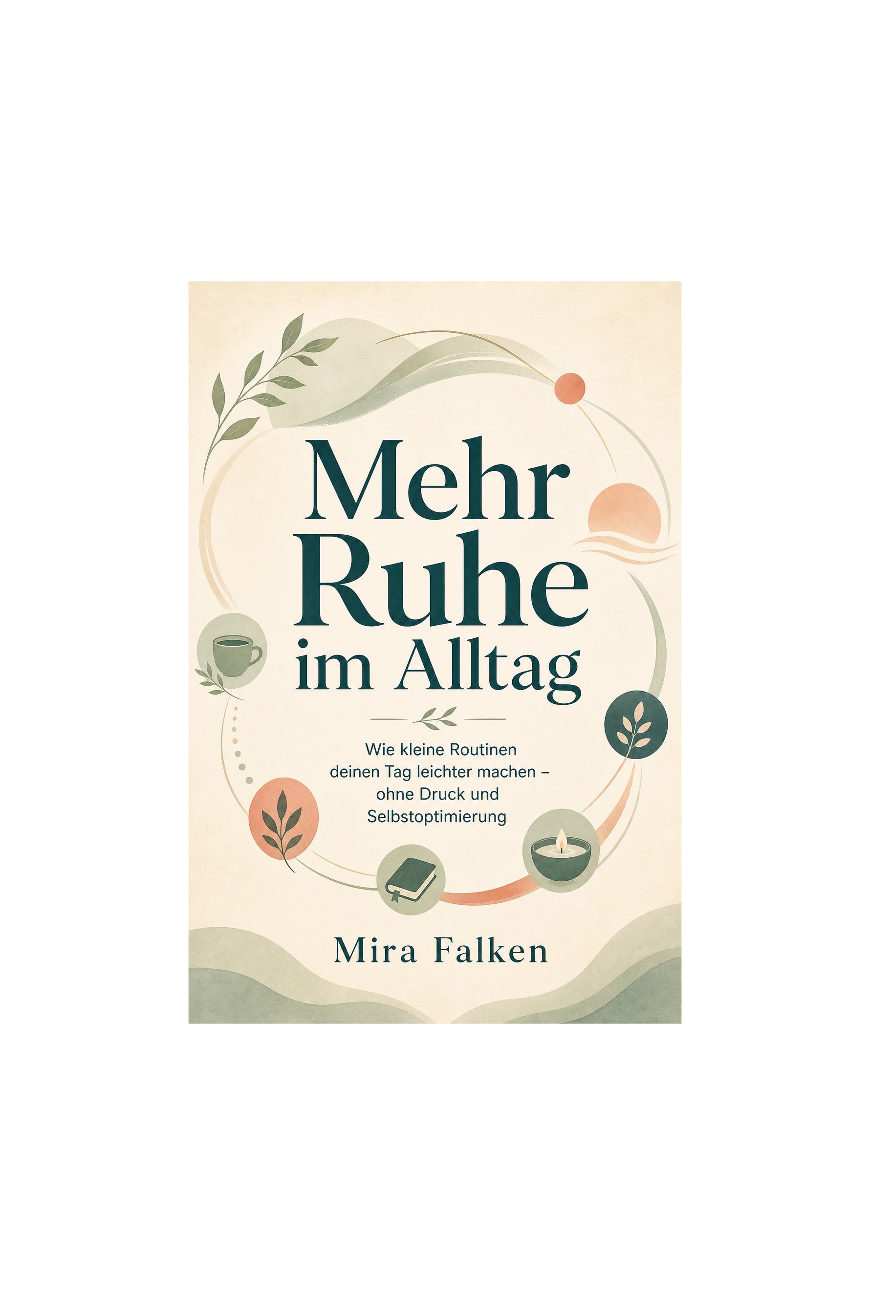 Mehr Ruhe im Alltag von Mira Falken – Buchcover